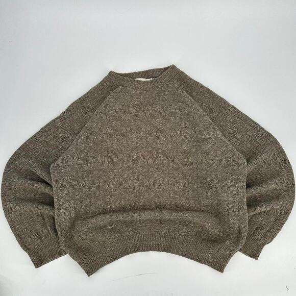Vintage 90s Cricketeer brown faded boxy fit old money style sweatshirt size L - Picture 1 of 4